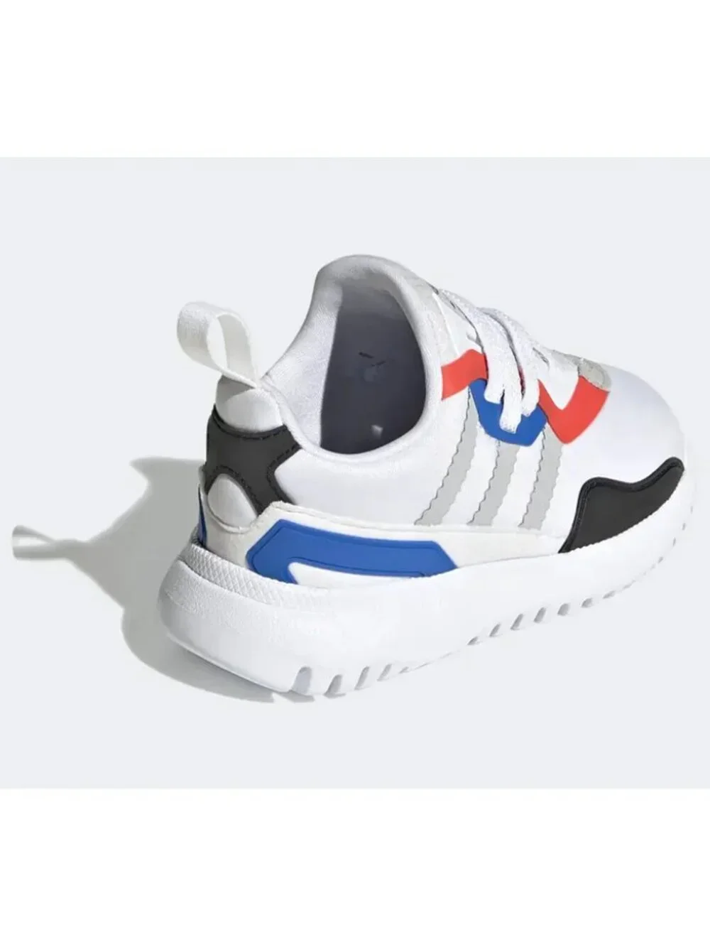 ADIDAS Flex TD - White Glow Blue - FX5328 - Toddler 8.5K - New